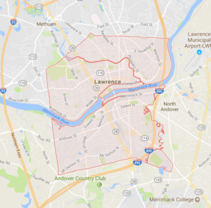 Map of Lawrence Massachusetts | Unlimited Power Solutions LLC